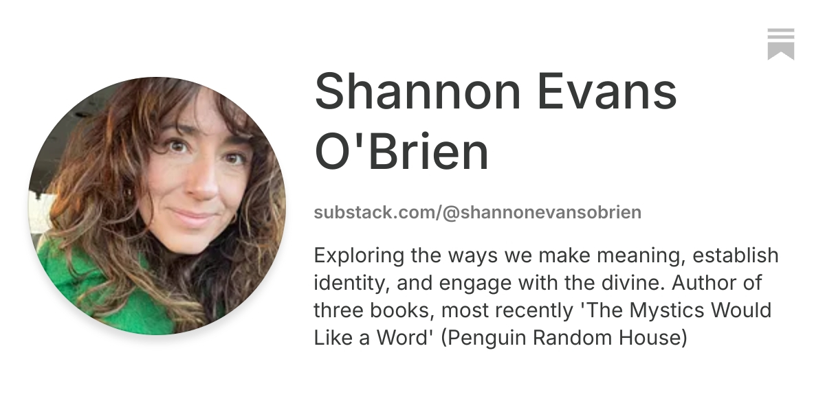 Shannon K. Evans | Substack