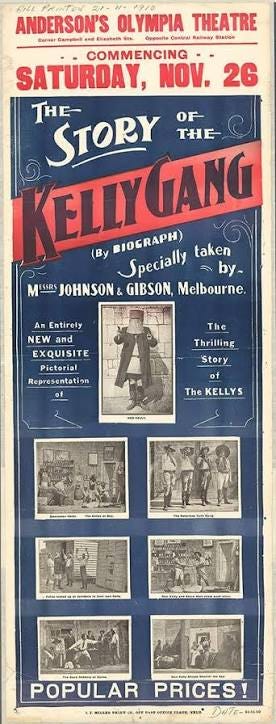 Australia's first feature film: The Story of the Kelly Gang Australia's first feature film: The Story of the Kelly Gang