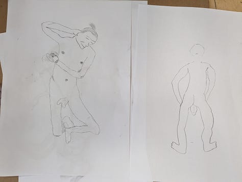 male nude life drawings in cardiff aberdare
