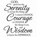 Serenity Prayer Wall Decal | Etsy