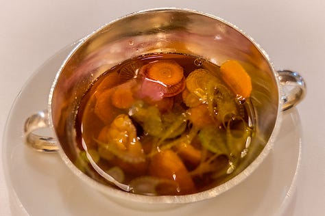 Some of his vegetarian dishes