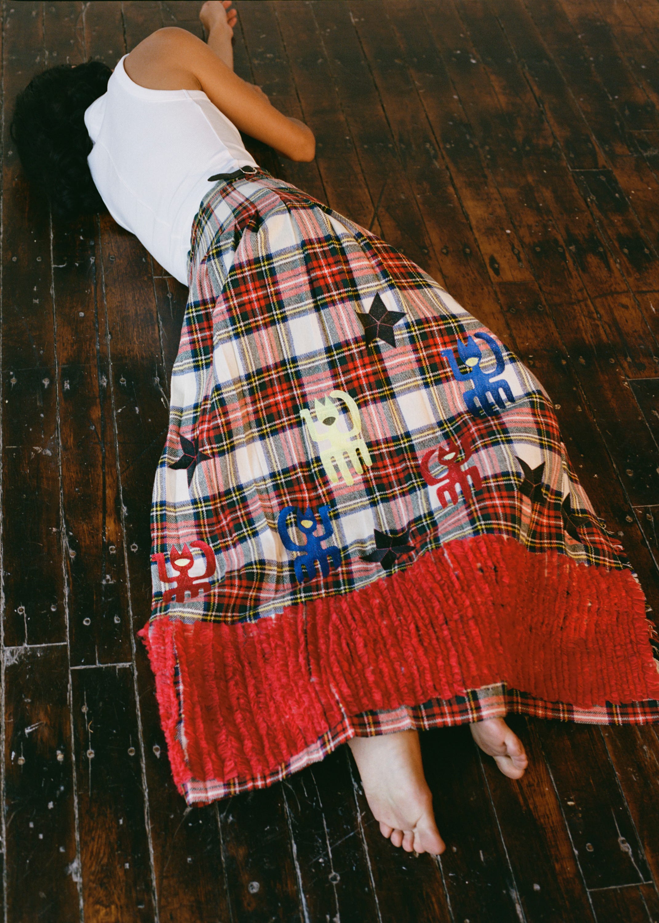 What do you do with your grandma's 632 wool skirts? Everything!