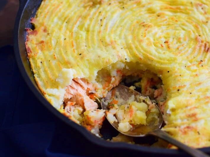 pastel de pescado