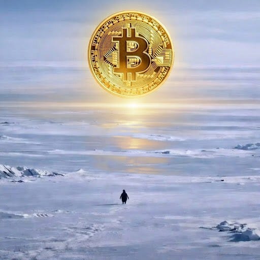 Penguin skips the fiat herd. Chooses the #Bitcoin path. Free at last!  #CoinPedia #Crypto #Blockchain #NihilistPenguin