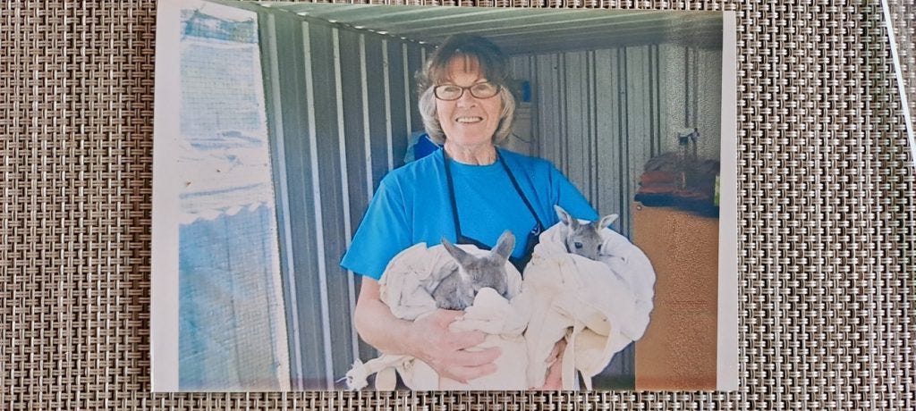 A photo of Margaret Gough when she was running the wildlife refuge