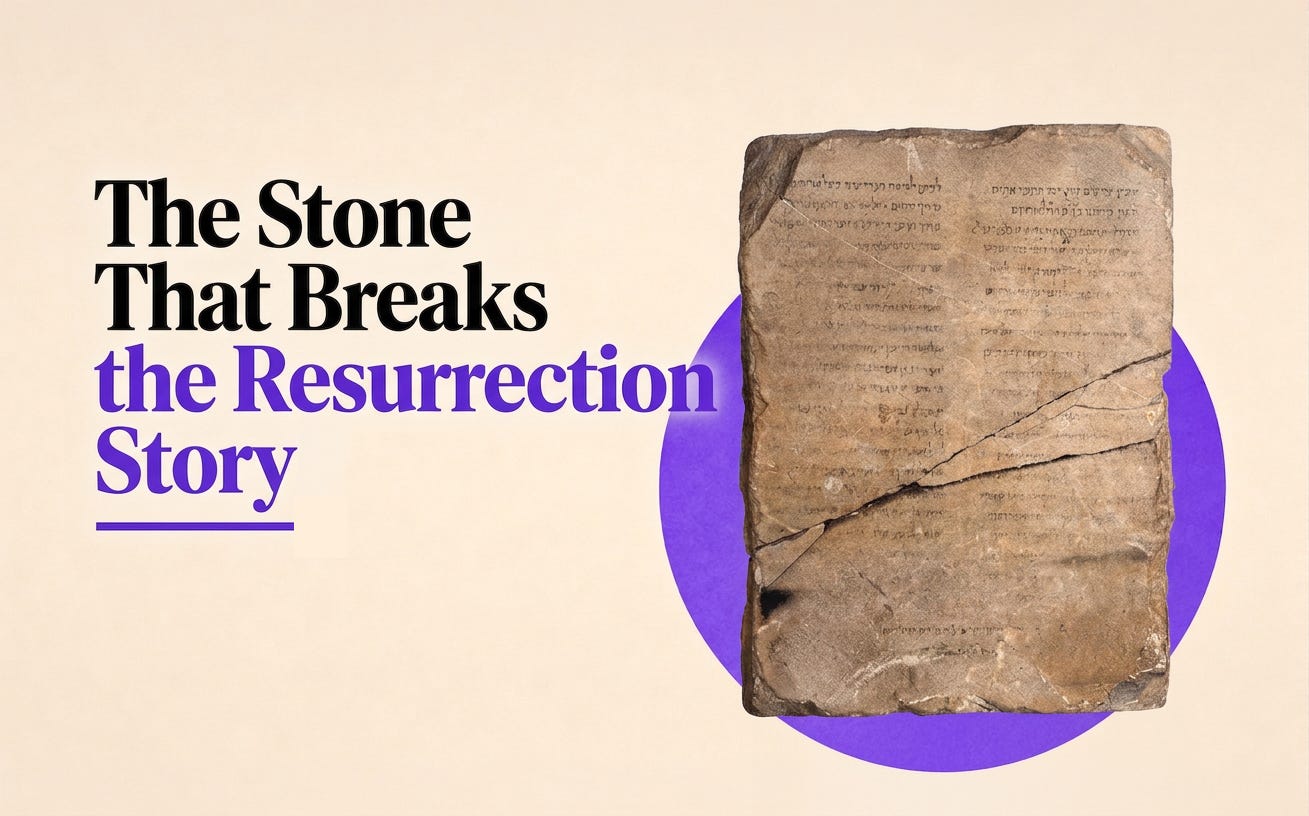 The Stone That Breaks the Resurrection Story The Stone That Breaks the Resurrection Story