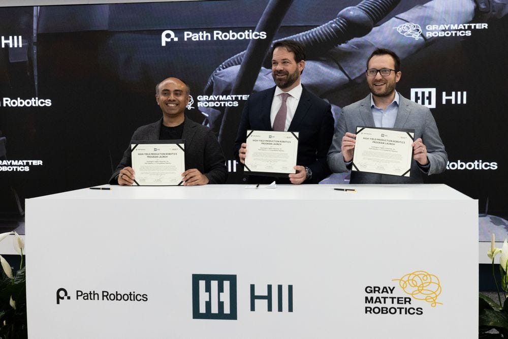 HII consolidates robotics partners under HYPR to automate naval shipbuilding!