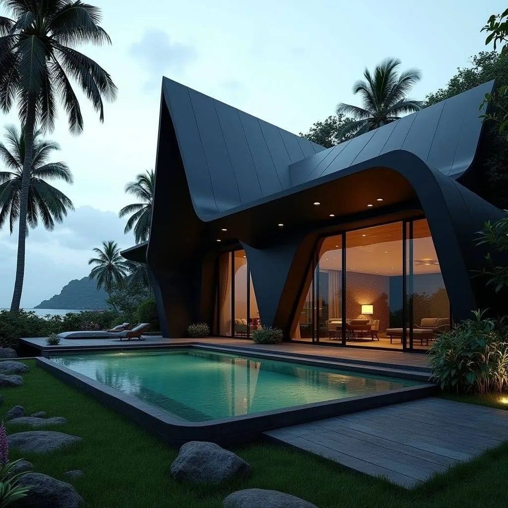 Coastal Sculptural Villa