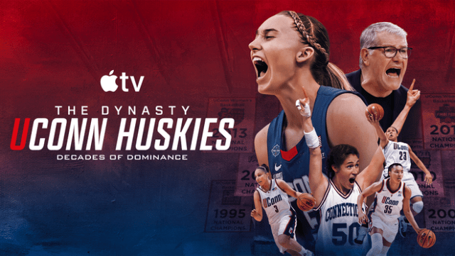 “The Dynasty: UConn Huskies” premieres globally on Apple TV on Friday, August 21. “The Dynasty: UConn Huskies” premieres globally on Apple TV on Friday, August 21.
