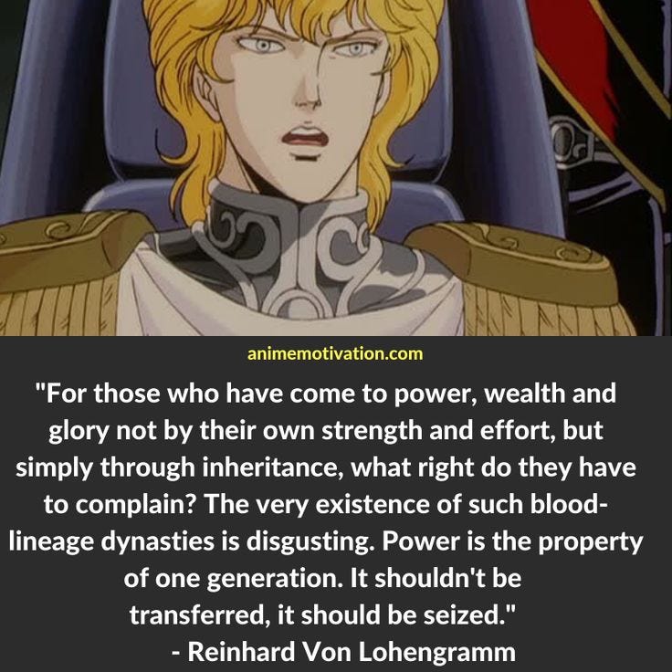 26+ Classic Quotes From Legend Of The Galactic Heroes