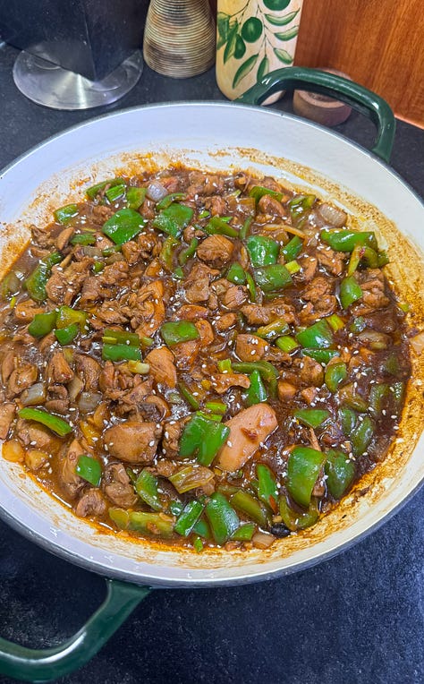 Gallery of images showing the different cooking stages of this recipe