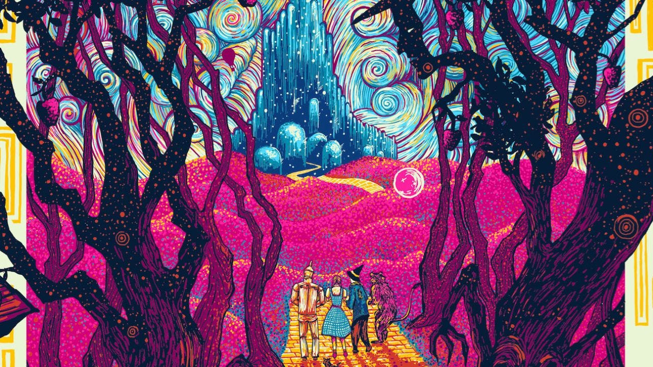 These New Wizard Of Oz Posters Are Trippy As Hell These New Wizard Of Oz Posters Are Trippy As Hell