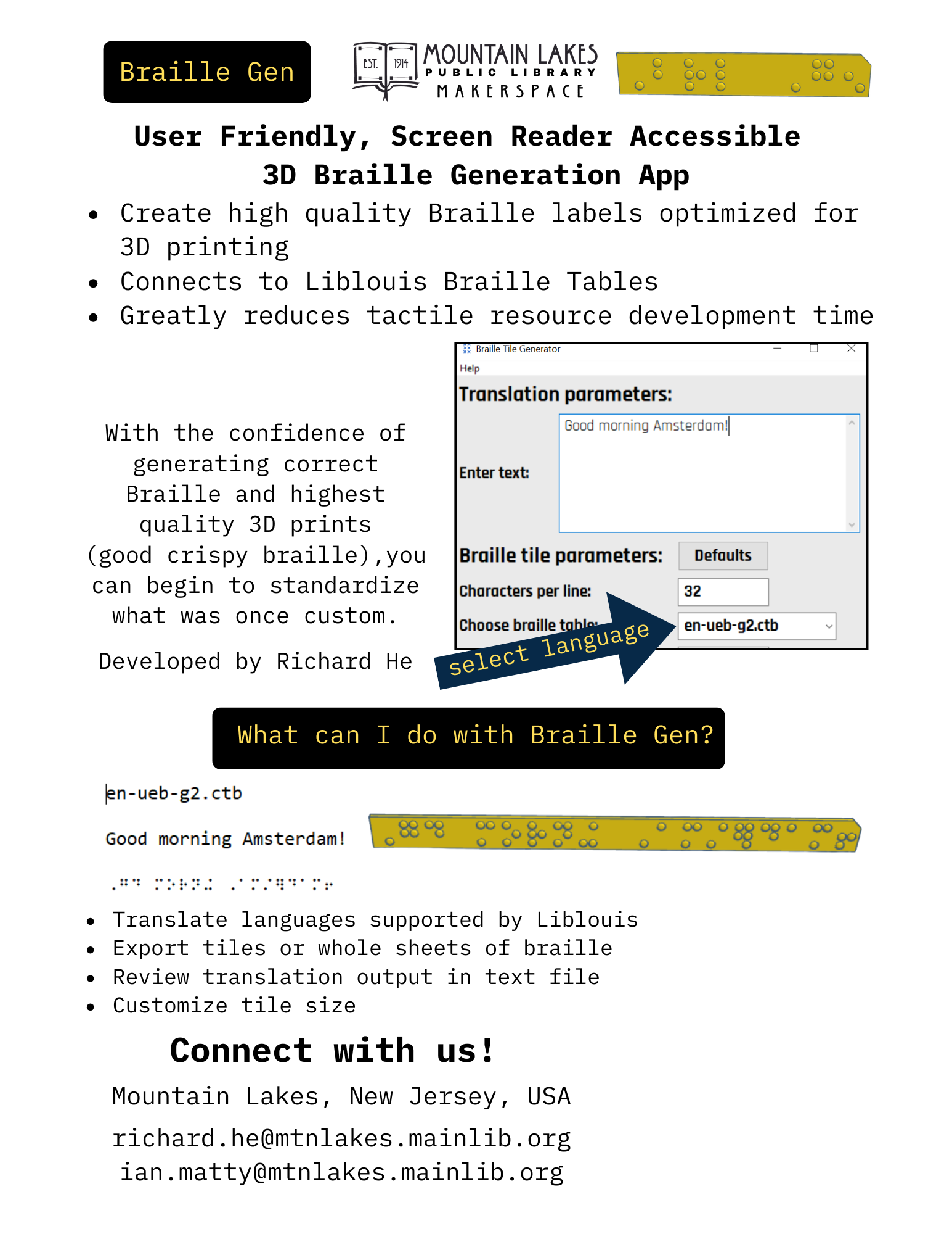 Braille Gen - Braille Forward