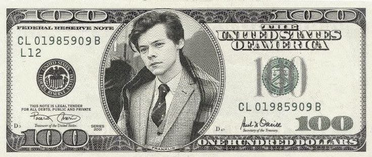 Harry in MONEY!