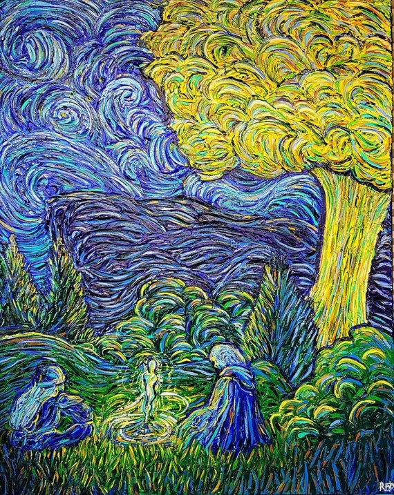 Lost Grace Found Elden Ring Impressionist Painting of Melina - Etsy