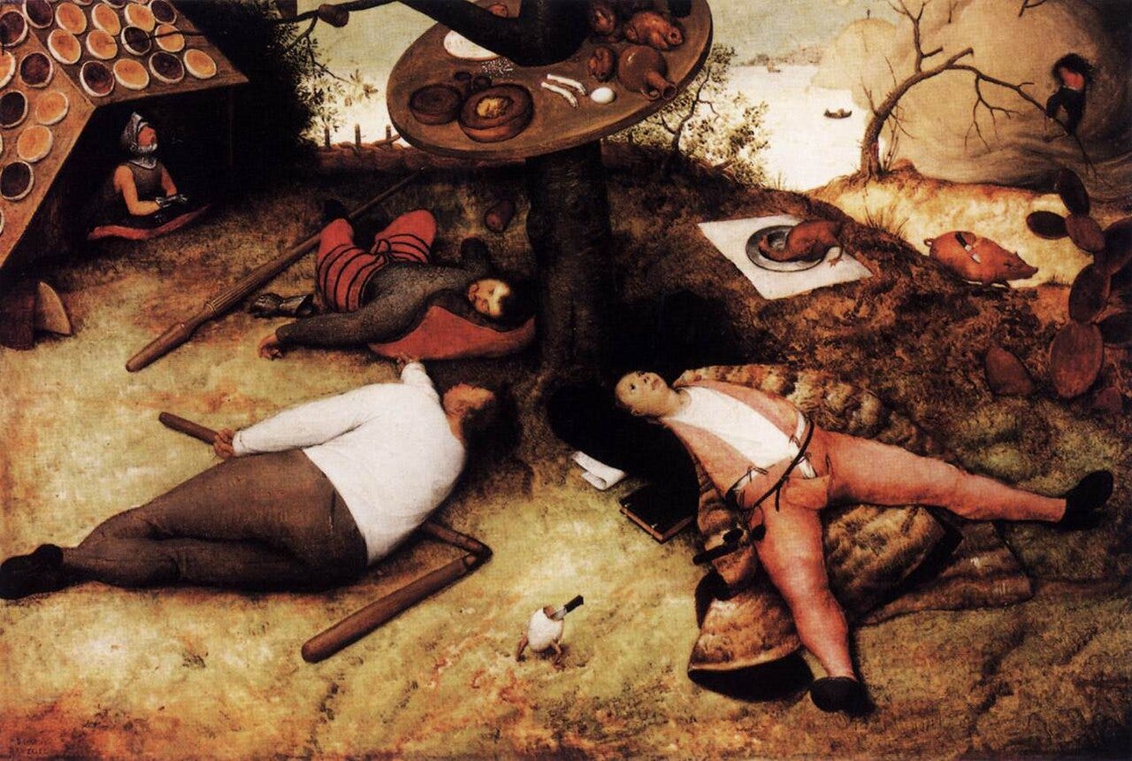 Bruegel Land of Cockaigne feast Bruegel Land of Cockaigne feast