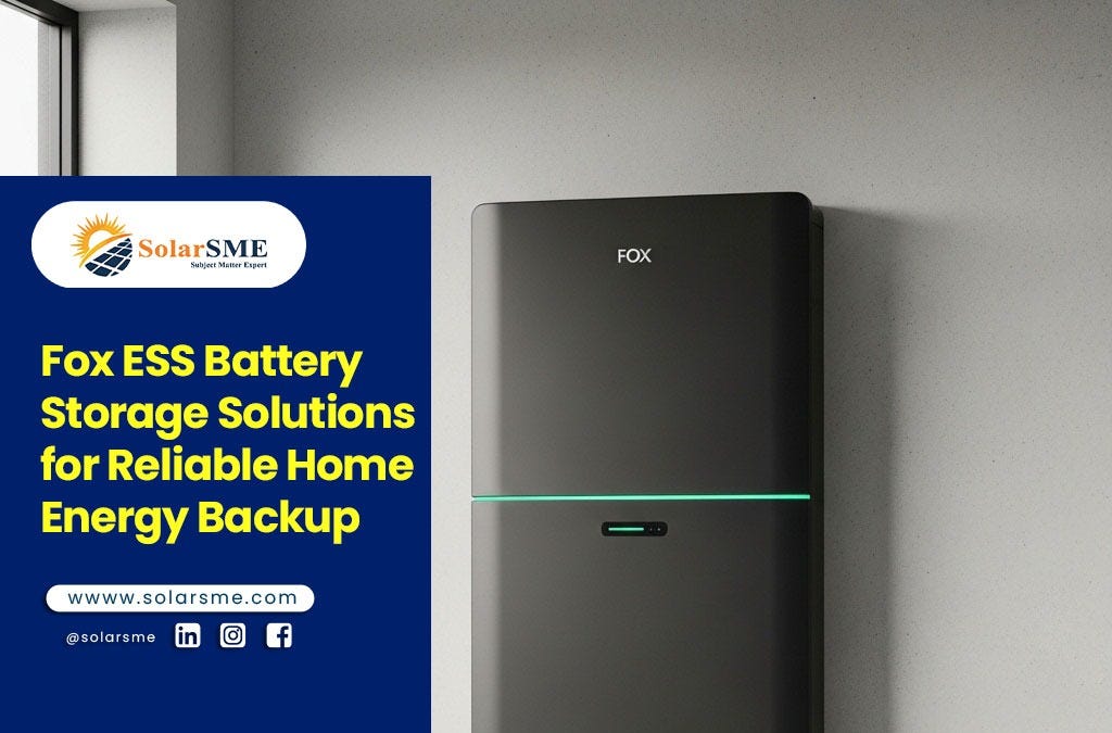 Fox ESS Battery Storage Solutions for Reliable Home Energy Backup