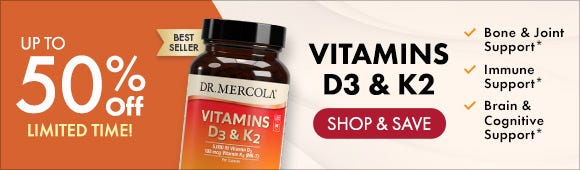 Get up to 50% Off on Vitamins D3 & K2 Get up to 50% Off on Vitamins D3 & K2
