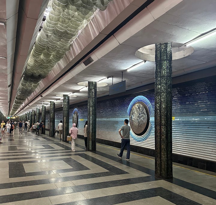 The metro in Tashkent