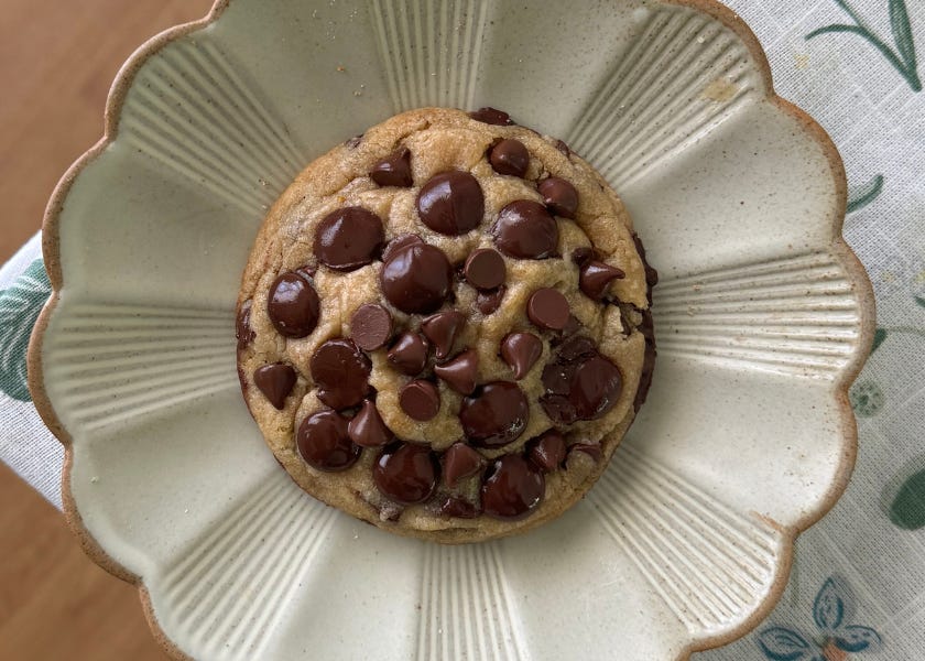 Creating a Single Serve Chocolate Chip Cookie