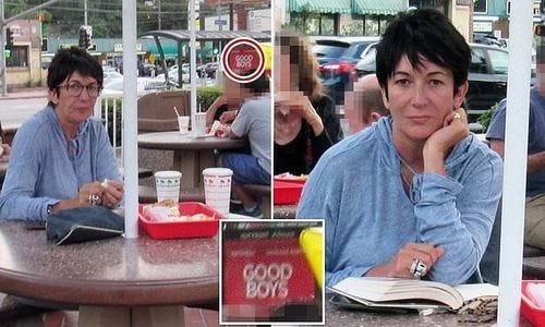 r/Epstein - Recent photo of Ghislaine Maxwell at In-N-Out was staged and photoshopped