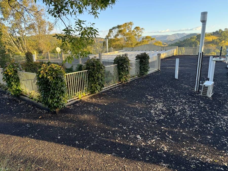 peristyle garden seen from rooftop peristyle garden seen from rooftop