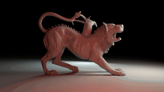Γλυπτική Χίμαιρα του Αρέτσο :: Behance