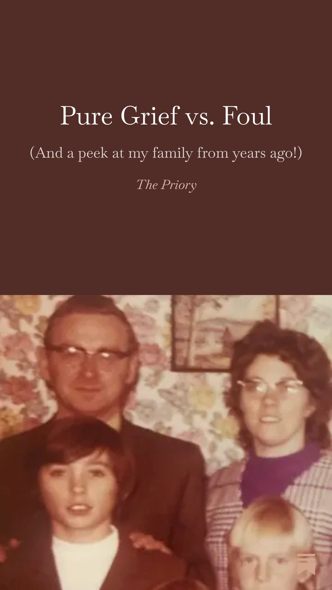 https://karenswallowprior.substack.com/p/pure-grief-vs-foul