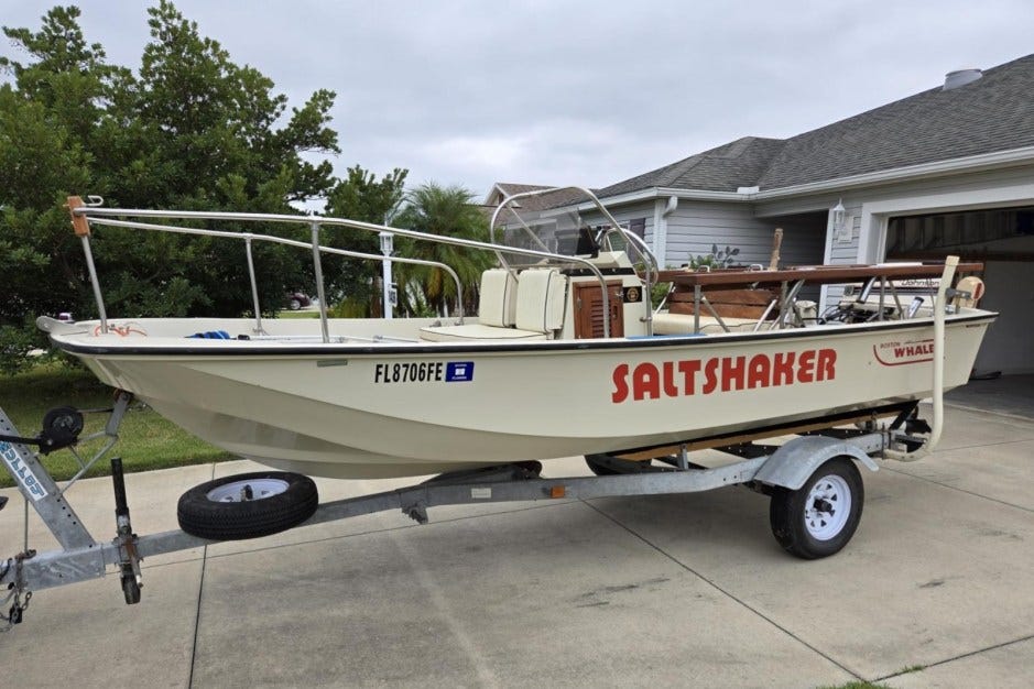 No Reserve: Single-Family-Owned 1986 Boston Whaler Montauk 17′ Project No Reserve: Single-Family-Owned 1986 Boston Whaler Montauk 17′ Project