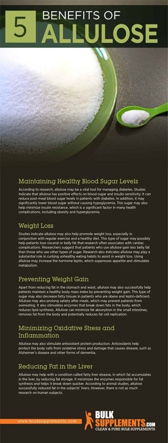 5 benefits of allulose 