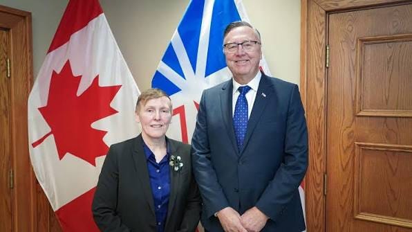Today, I was proud to announce that Lela Evans has been sworn in as  Minister of Women and Gender Equality, in addition to her existing  responsibilities serving the people of Newfoundland and