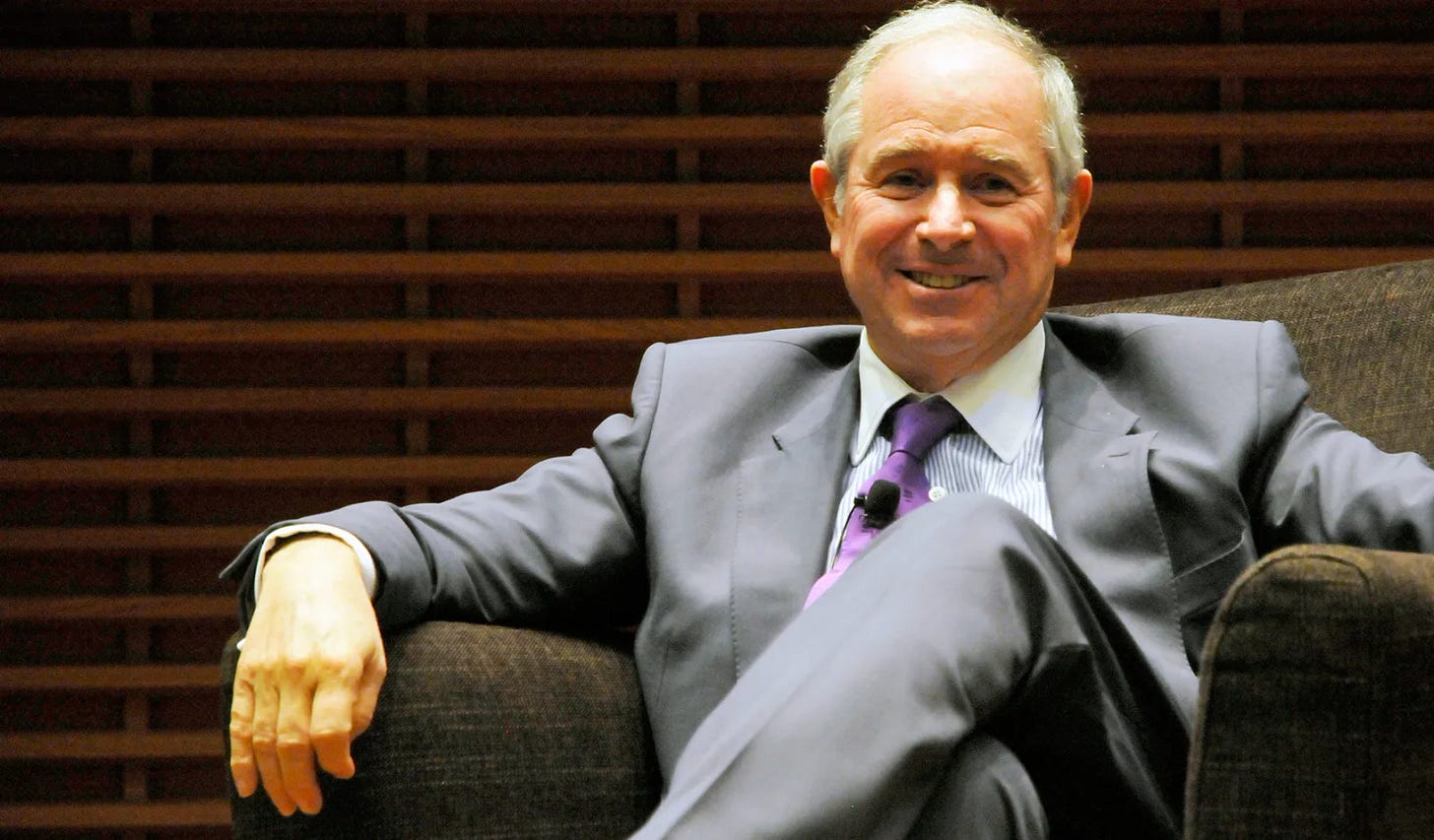 Steve Schwarzman: “You Can't Give Praise Unless It's Deserved” | Stanford  Graduate School of Business