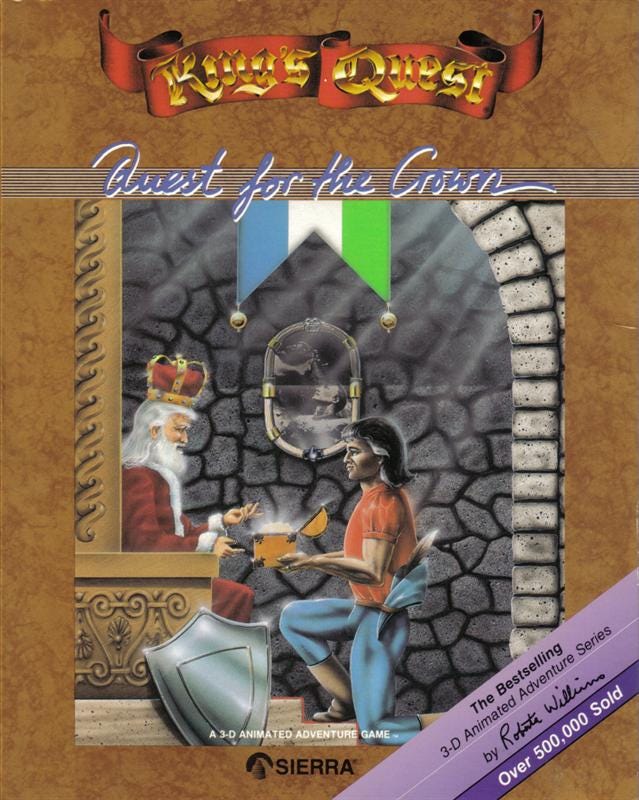 Game review - King's Quest: Quest For The Crown (1984)