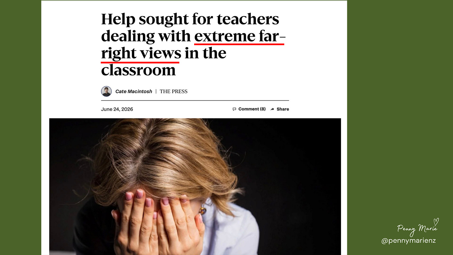 The Press: Help sough for teachers dealing with extreme far-right views in the classroom