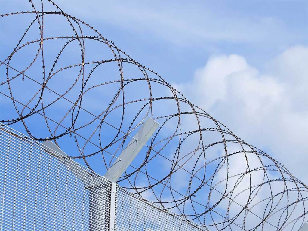 Concertina Razor Wire Barbed Tape | Fence Toppings | Zaun Ltd