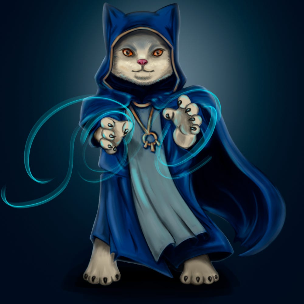 Cat-wizard by DeksFlexArt on DeviantArt Cat-wizard by DeksFlexArt on DeviantArt