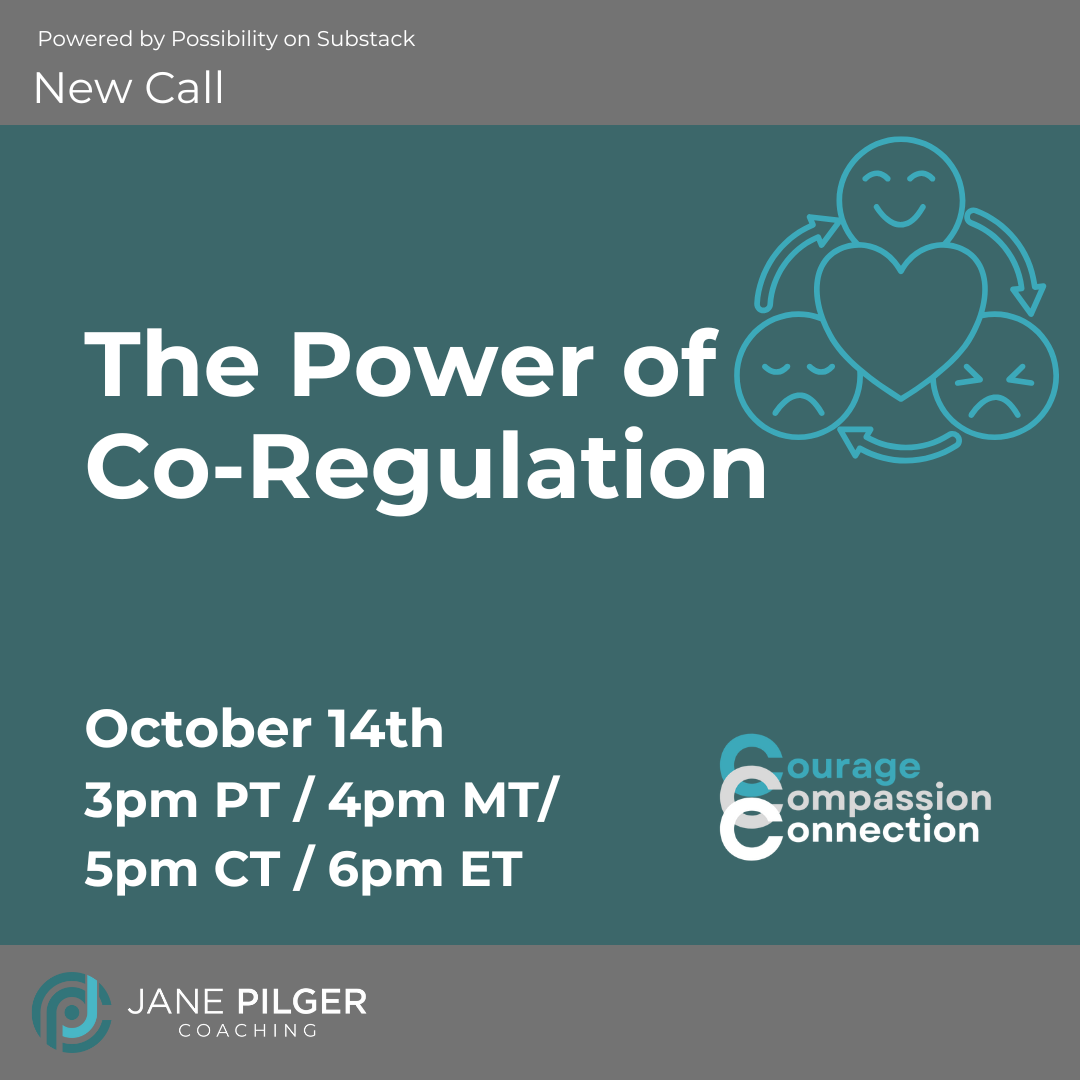 The Power of Co-Regulation October 14th call details