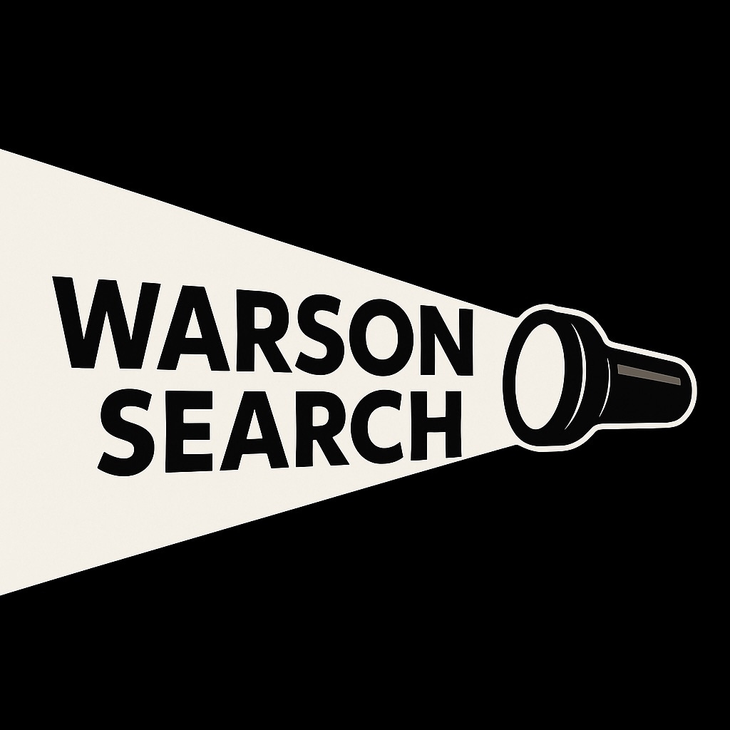 Artwork for Warson Search Newsletter