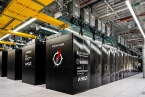 The Frontier supercomputer at ORNL remains in the number one spot on the May 2023 TOP500 rankings, with an updated high-performance Linpack score of 1.194 exaflops. Engineers at the Oak Ridge Leadership Computing Facility, which houses Frontier and its predecessor Summit, expect that Frontier’s speeds could ultimately top 1.4 exaflops, or 1.4 quintillion calculations per second.