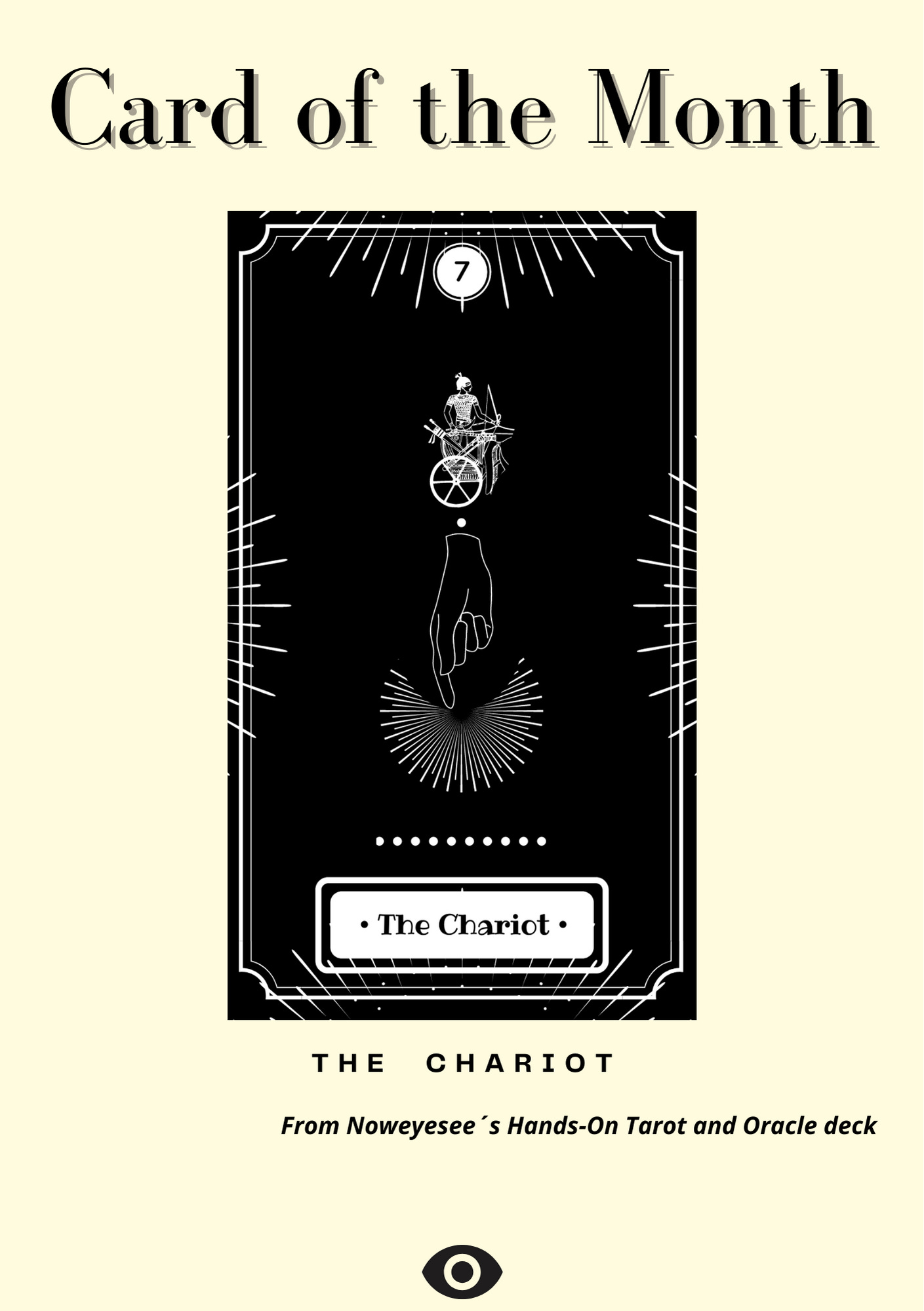 Card of the Month    The Chariot