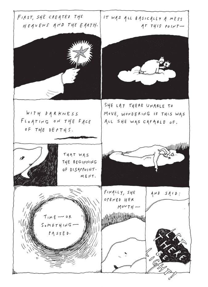Cartoonist Liana Finck on rewriting Genesis, with God as a woman – J. Cartoonist Liana Finck on rewriting Genesis, with God as a woman – J.