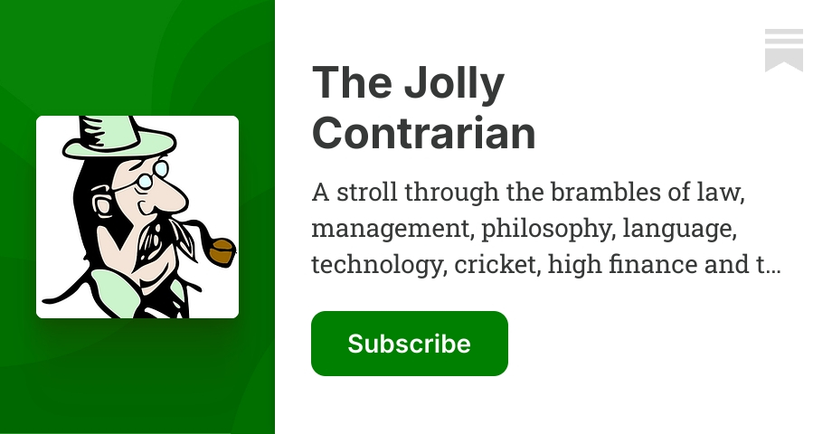 The Jolly Contrarian | Substack