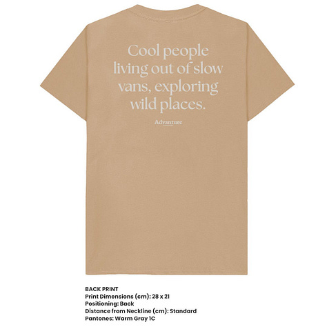 Advanture Magazine cool people t-shirt