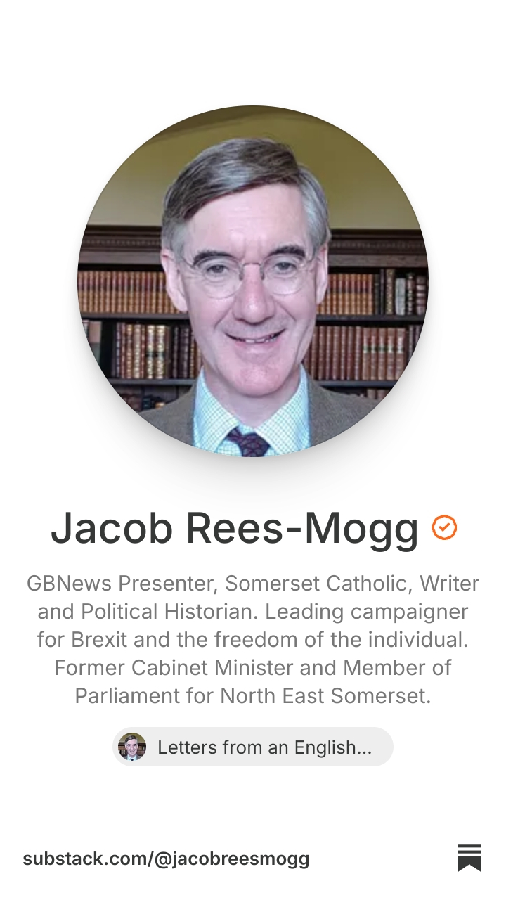 Jacob Rees-Mogg | Substack