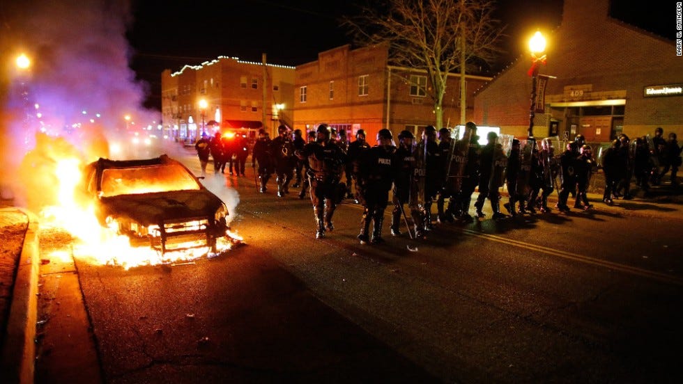 Ferguson reacts to grand jury decision