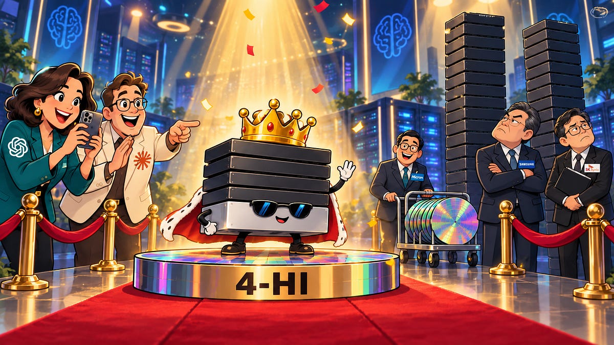 Long Live the Short King: Why 4-hi HBM Wins
