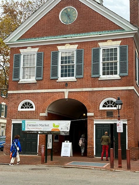 photos of head house farmers market and fall in philly