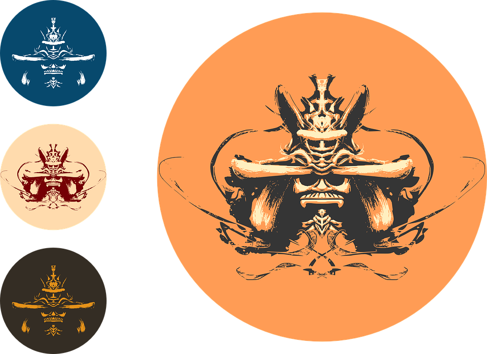 Free vector graphics of Samurai Free vector graphics of Samurai