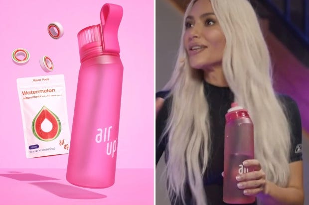 I tried Kim Kardashian's $45 water bottle that 'tricks' you into tasting  flavors - I was so hydrated but very confused | The Irish Sun