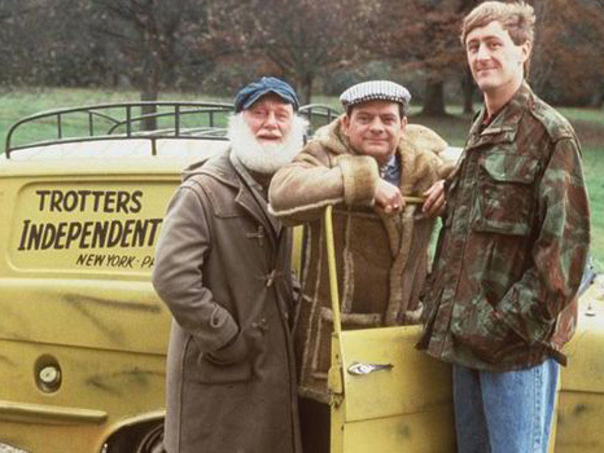  Buster Merryfield, David Jason and Nicholas Lyndhurst in Only Fools and Horses